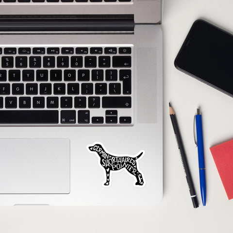 German Shorthaired Pointer | Silhouette | Sticker