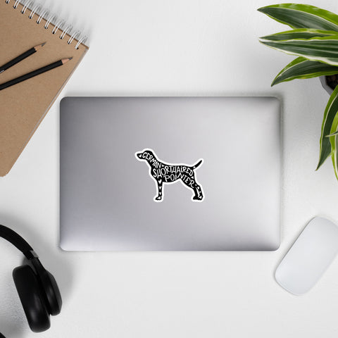 German Shorthaired Pointer | Silhouette | Sticker