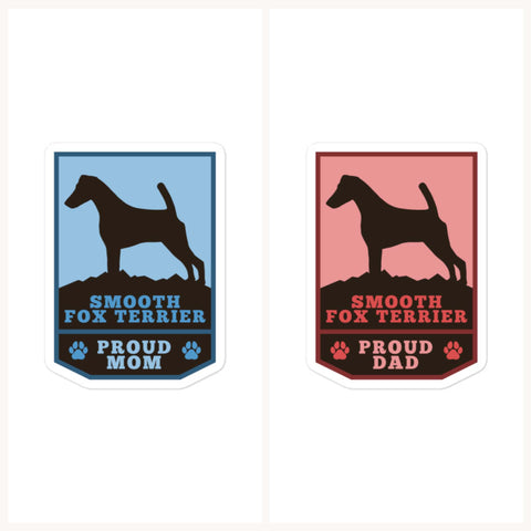 Smooth Fox Terrier | Outdoor Style Badge | Sticker