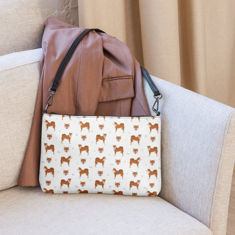 Shiba Inu | Illustrated | Crossbody Bag