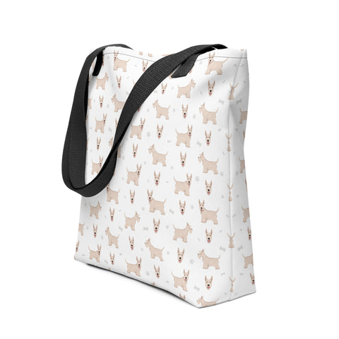 Scottish Terrier | Illustrated | Tote Bag