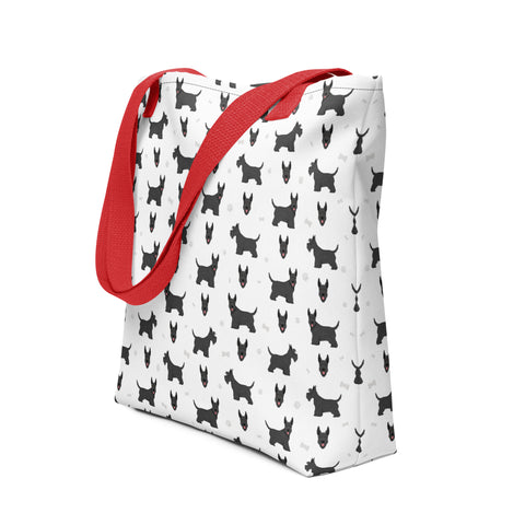 Scottish Terrier | Illustrated | Tote Bag