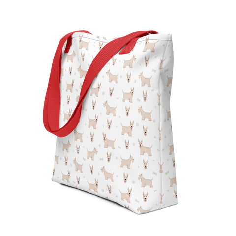 Scottish Terrier | Illustrated | Tote Bag