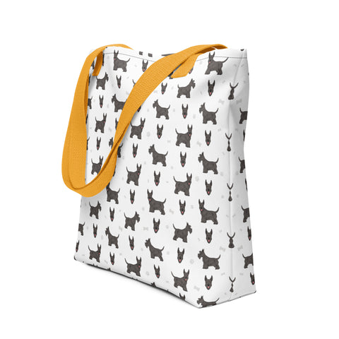 Scottish Terrier | Illustrated | Tote Bag