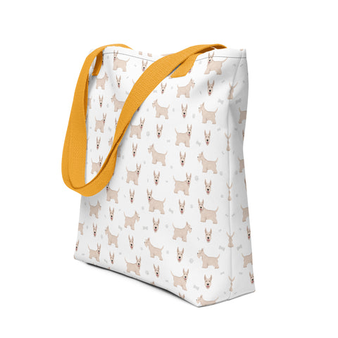 Scottish Terrier | Illustrated | Tote Bag