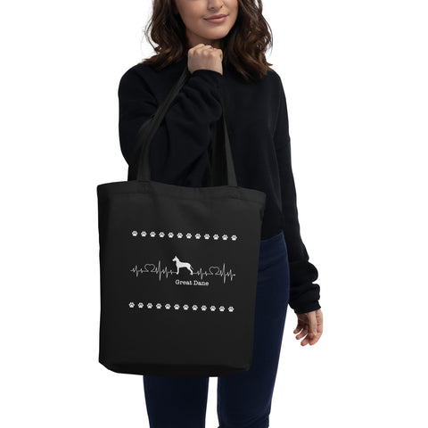 Great Dane | Heartbeat | Eco Tote Bag