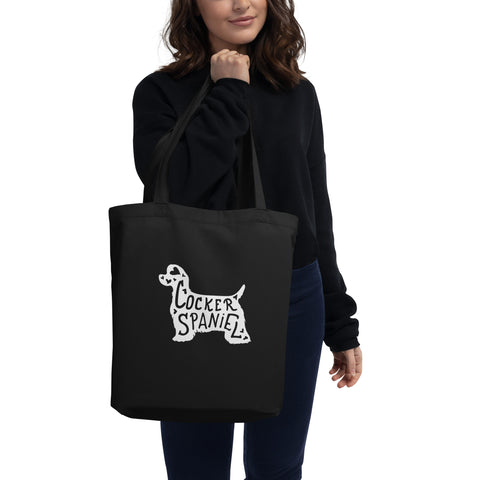 American Cocker Spaniel | Silhouette | Eco Tote Bag