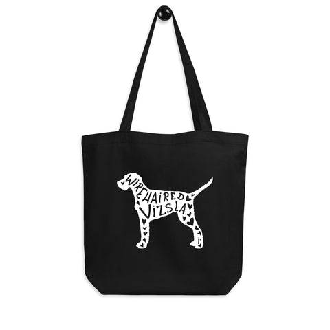 Wirehaired Vizsla | Silhouette | Eco Tote Bag