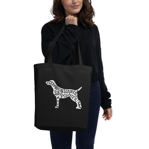 German Shorthaired Pointer | Silhouette | Eco Tote Bag