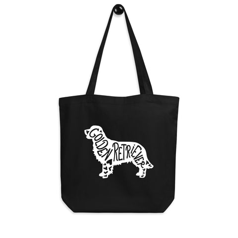 Golden Retriever [Field] | Silhouette | Eco Tote Bag