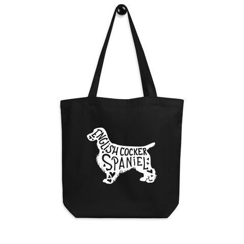 English Cocker Spaniel | Silhouette | Eco Tote Bag