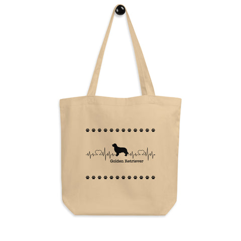 Golden Retriever [Field] | Heartbeat | Eco Tote Bag