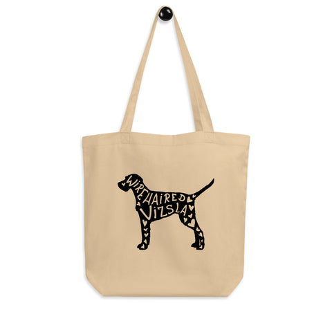 Wirehaired Vizsla | Silhouette | Eco Tote Bag