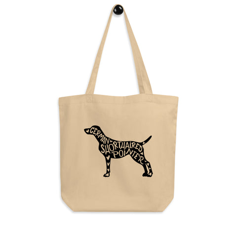 German Shorthaired Pointer | Silhouette | Eco Tote Bag