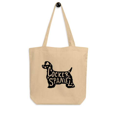 American Cocker Spaniel | Silhouette | Eco Tote Bag