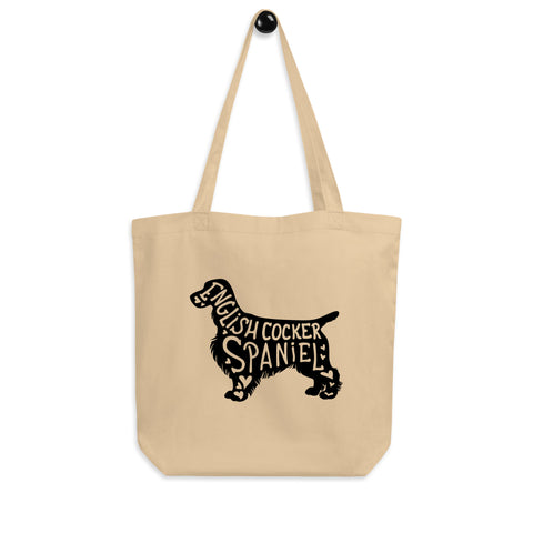 English Cocker Spaniel | Silhouette | Eco Tote Bag