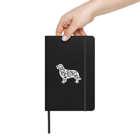 Golden Retriever [Field] | Silhouette | Hardcover Bound Notebook