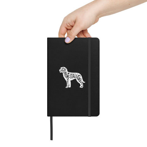 Spinone Italiano | Silhouette | Hardcover Bound Notebook