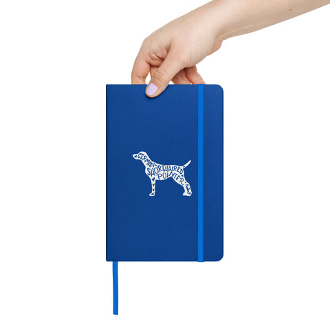 German Shorthaired Pointer | Silhouette | Hardcover Bound Notebook