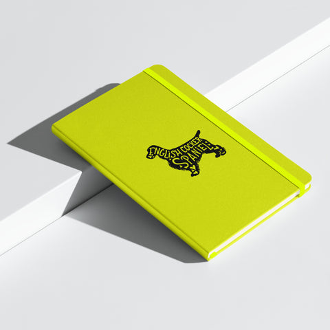 English Cocker Spaniel | Silhouette | Hardcover Bound Notebook