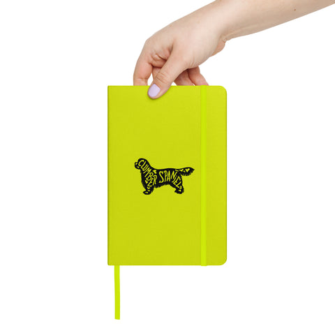 Clumber Spaniel | Silhouette | Hardcover Bound Notebook