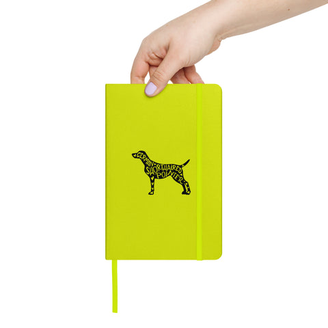 German Shorthaired Pointer | Silhouette | Hardcover Bound Notebook