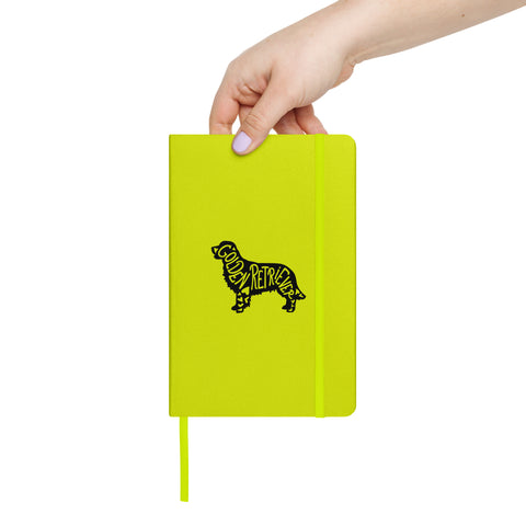 Golden Retriever [Field] | Silhouette | Hardcover Bound Notebook