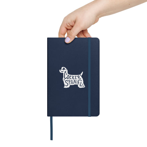 American Cocker Spaniel | Silhouette | Hardcover Bound Notebook