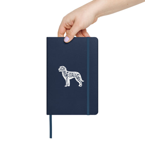 Spinone Italiano | Silhouette | Hardcover Bound Notebook