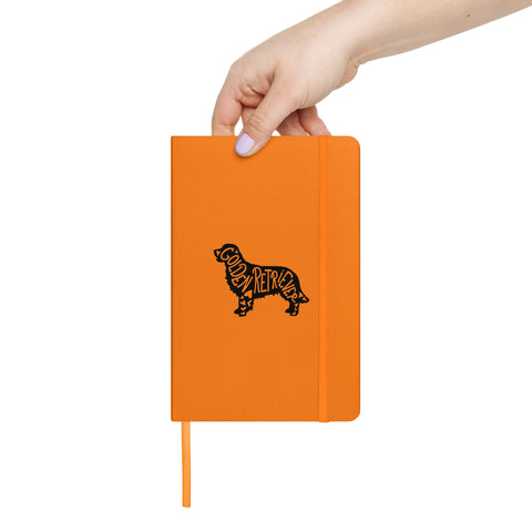 Golden Retriever [Field] | Silhouette | Hardcover Bound Notebook