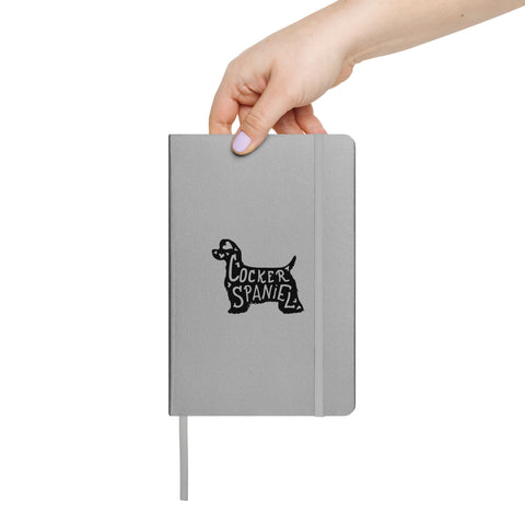 American Cocker Spaniel | Silhouette | Hardcover Bound Notebook