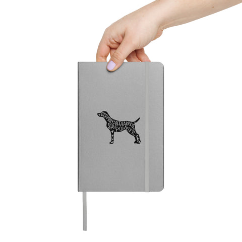 German Shorthaired Pointer | Silhouette | Hardcover Bound Notebook