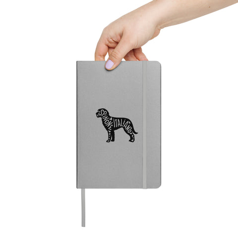 Spinone Italiano | Silhouette | Hardcover Bound Notebook