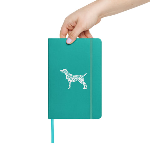 German Shorthaired Pointer | Silhouette | Hardcover Bound Notebook