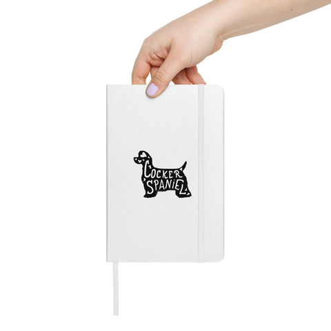 American Cocker Spaniel | Silhouette | Hardcover Bound Notebook