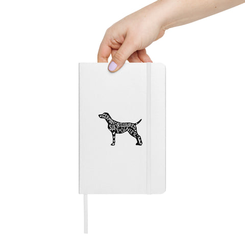 German Shorthaired Pointer | Silhouette | Hardcover Bound Notebook