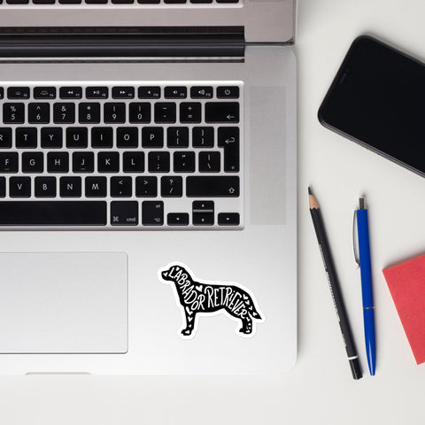 Labrador Retriever | Silhouette | Sticker