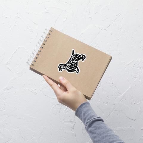 English Cocker Spaniel | Silhouette | Sticker