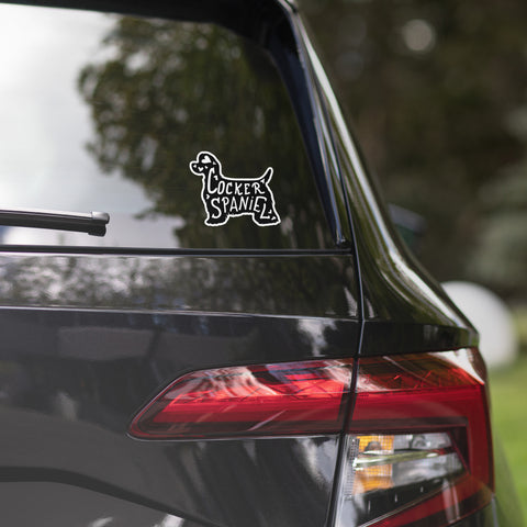 American Cocker Spaniel | Silhouette | Sticker