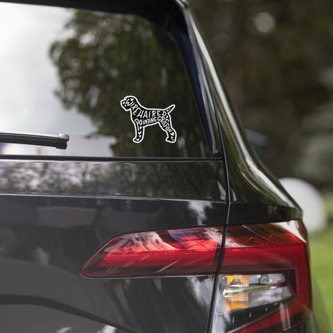 Wirehaired Pointing Griffon | Silhouette | Sticker