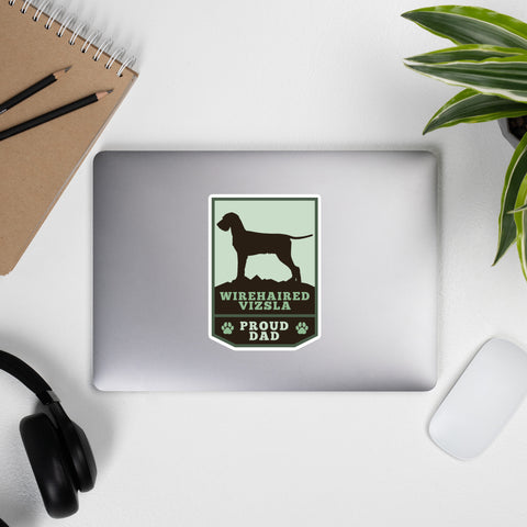 Wirehaired Vizsla | Outdoor Style Badge | Sticker