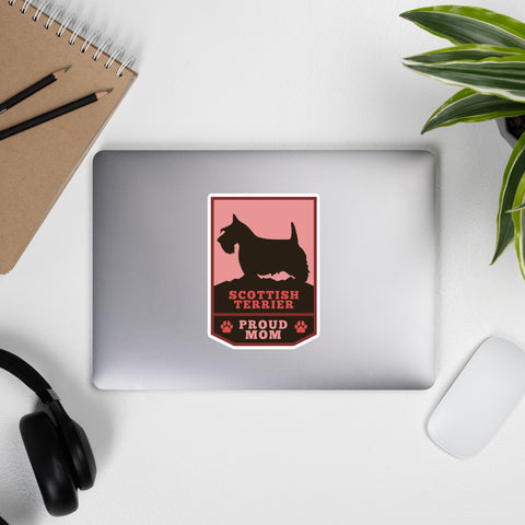 Scottish Terrier | Outdoor Style Badge | Sticker