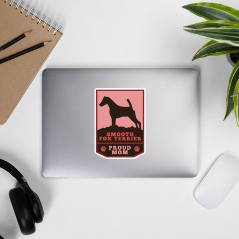 Smooth Fox Terrier | Outdoor Style Badge | Sticker