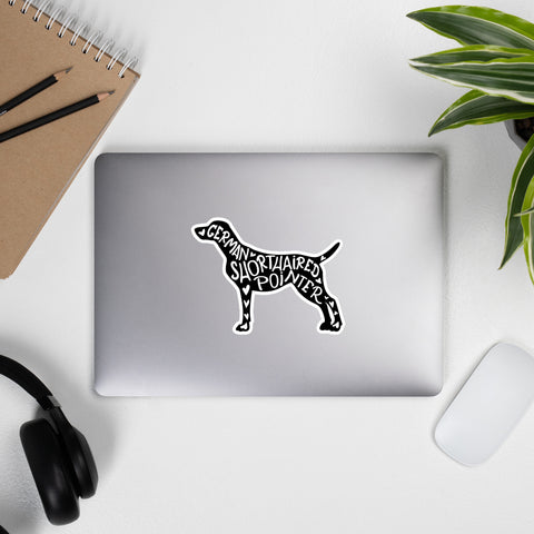 German Shorthaired Pointer | Silhouette | Sticker