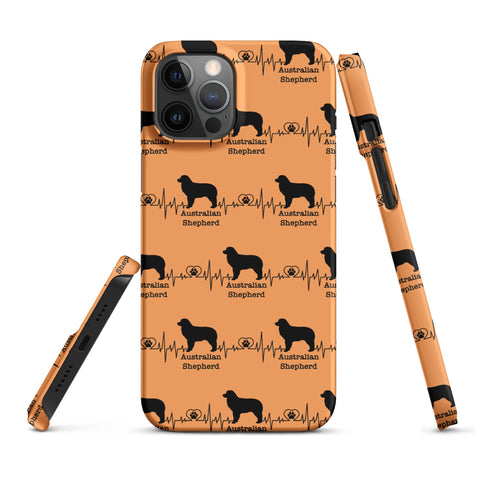 Australian Shepherd | Heartbeat | iPhone® Snap Case