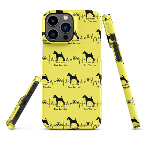 Smooth Fox Terrier | Heartbeat | iPhone® Snap Case