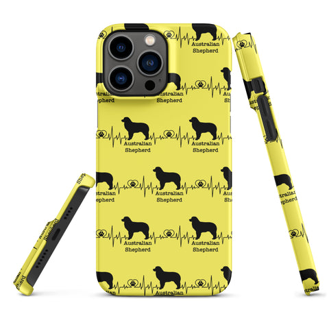 Australian Shepherd | Heartbeat | iPhone® Snap Case