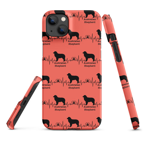 Australian Shepherd | Heartbeat | iPhone® Snap Case