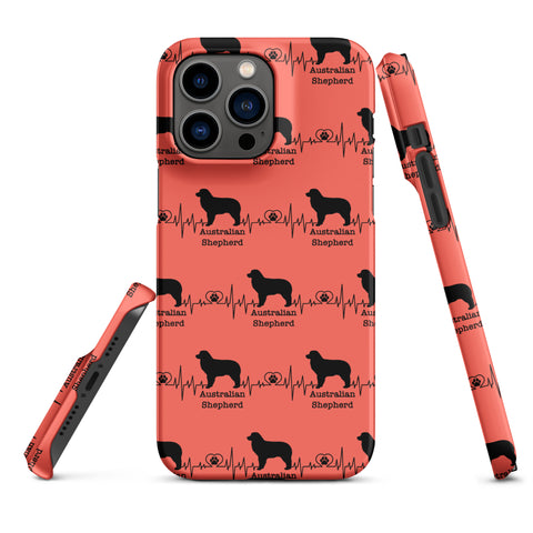 Australian Shepherd | Heartbeat | iPhone® Snap Case