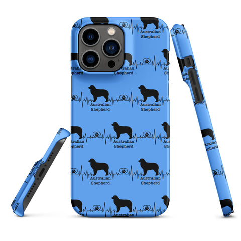 Australian Shepherd | Heartbeat | iPhone® Snap Case